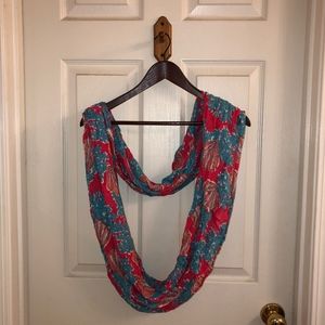 Lilly Pulitzer Coralina print infinity scarf